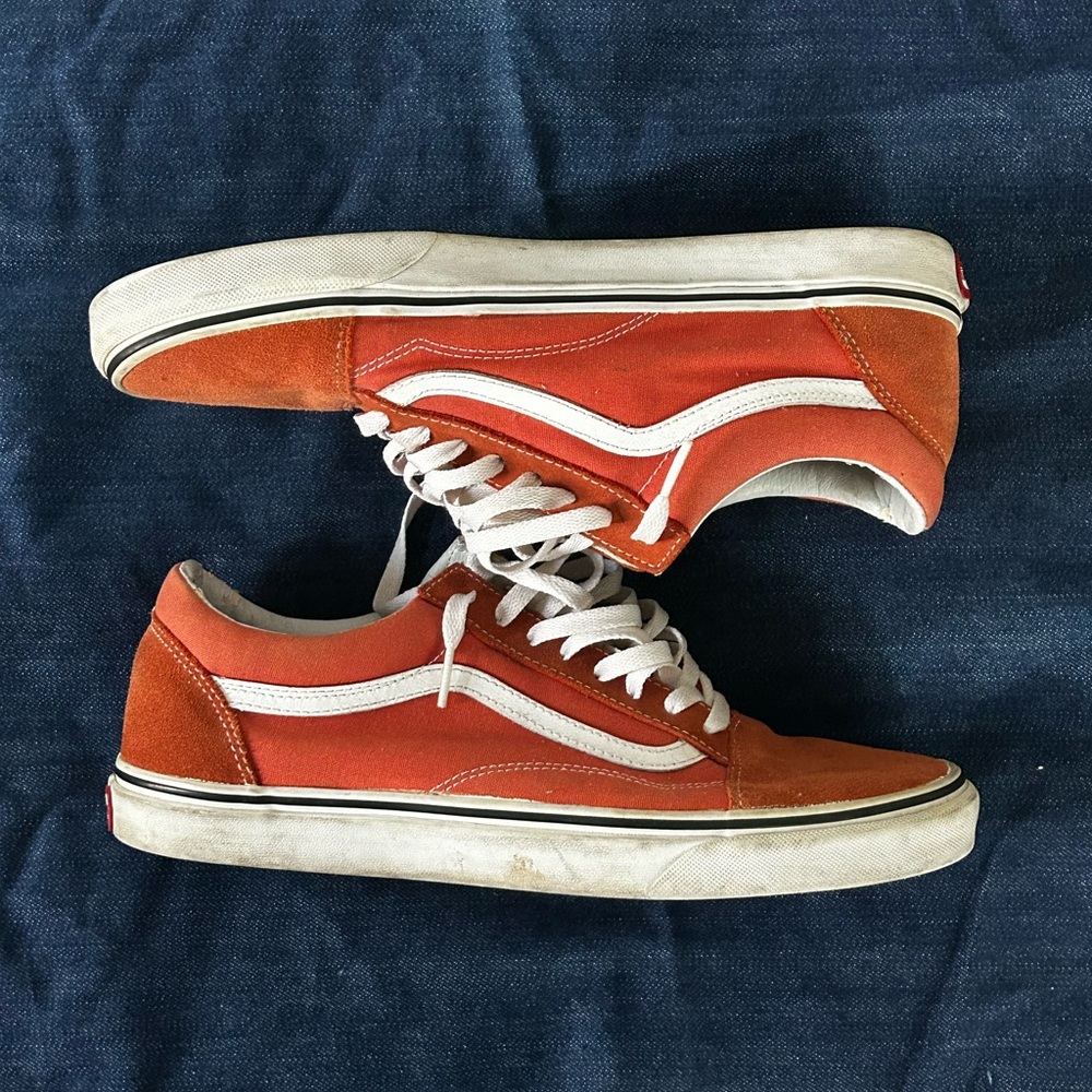 Vans Men's Sunset Orange Sneakers